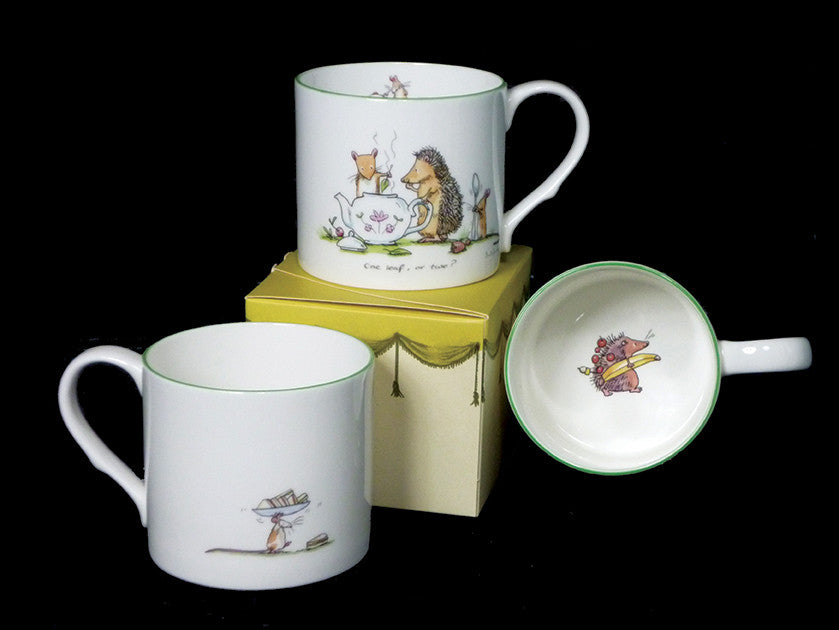 One Leaf or Two mug by artist Anita Jeram.