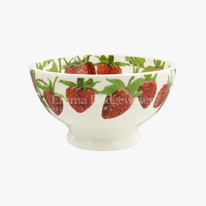 Emma Bridgewater Vegetable Garden Strawberries French bowl. Handmade in England.