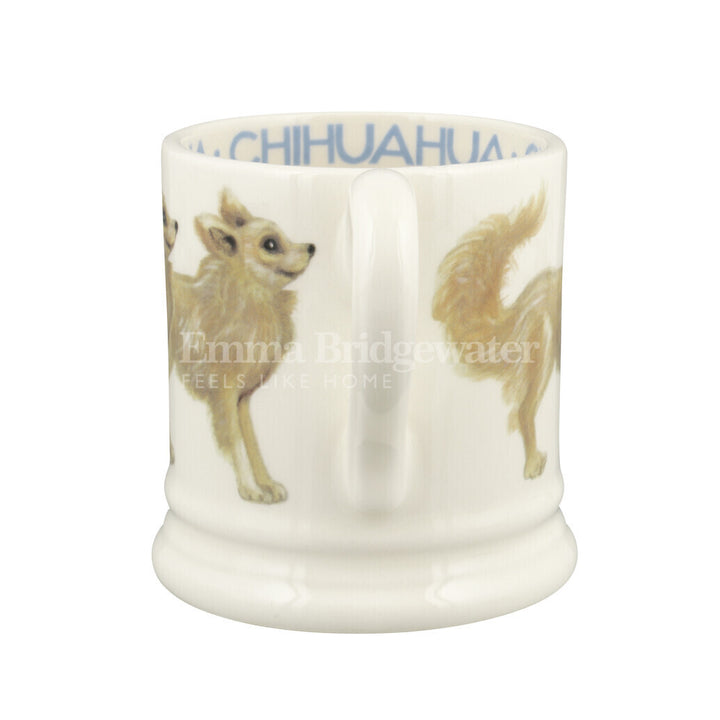 Emma Bridgewater Chihuahua Half Pint Mug. Handmade in England.