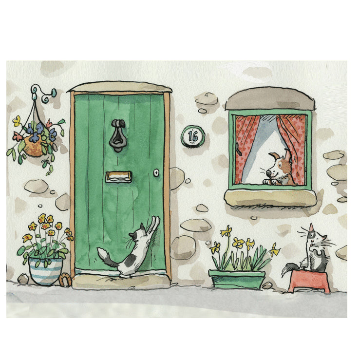 Neighbors Greetings Card by Anita Jeram.