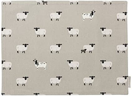 Sheep Fabric Placemat by Sophie Allport