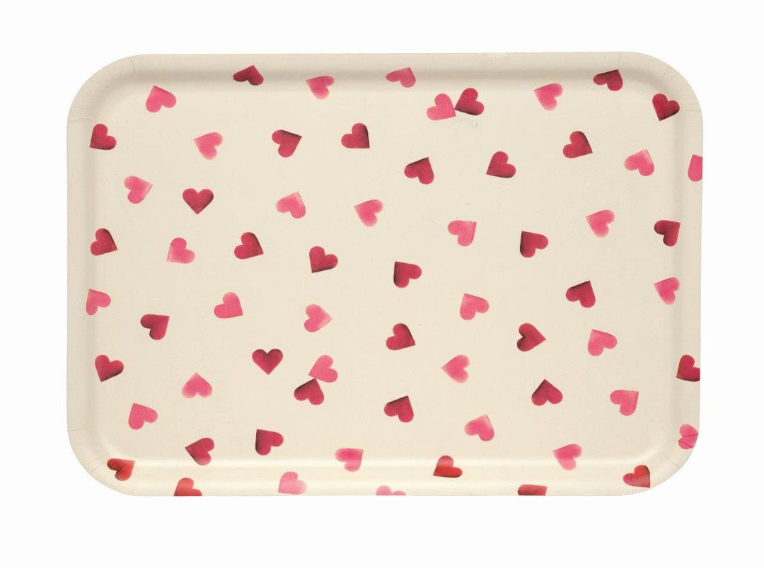 Emma Bridgewater Pink Hearts Rectangular Birch Tray