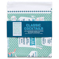 Classic Cocktail Tea Towel by Stuart Gardiner.