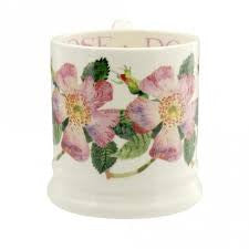 Dog Rose 1/2 pint mug from Emma Bridgewater. Made in England.