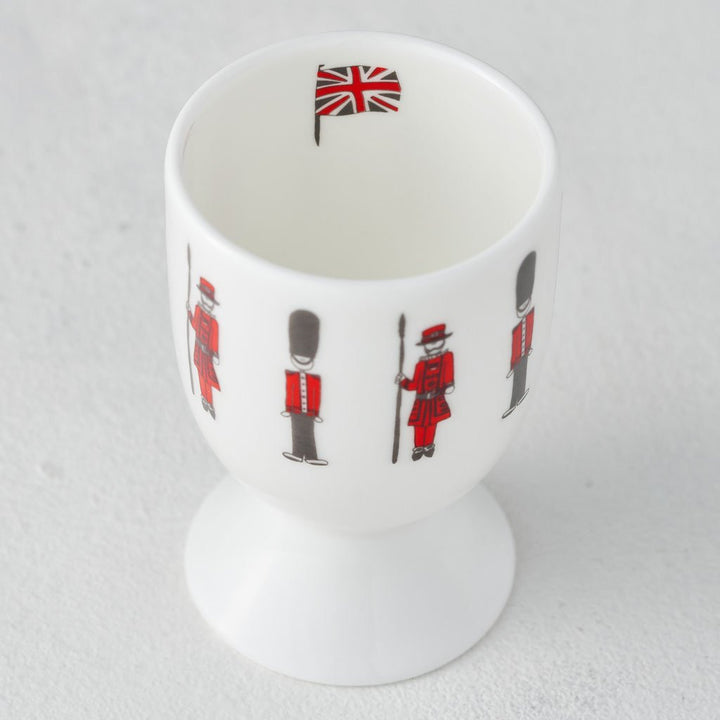 Bone china Soldiers egg cup from Victoria Eggs.