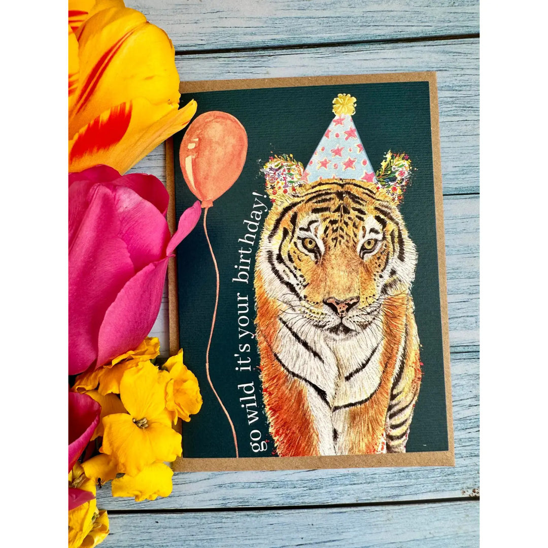 Birthday Tiger Eco-card