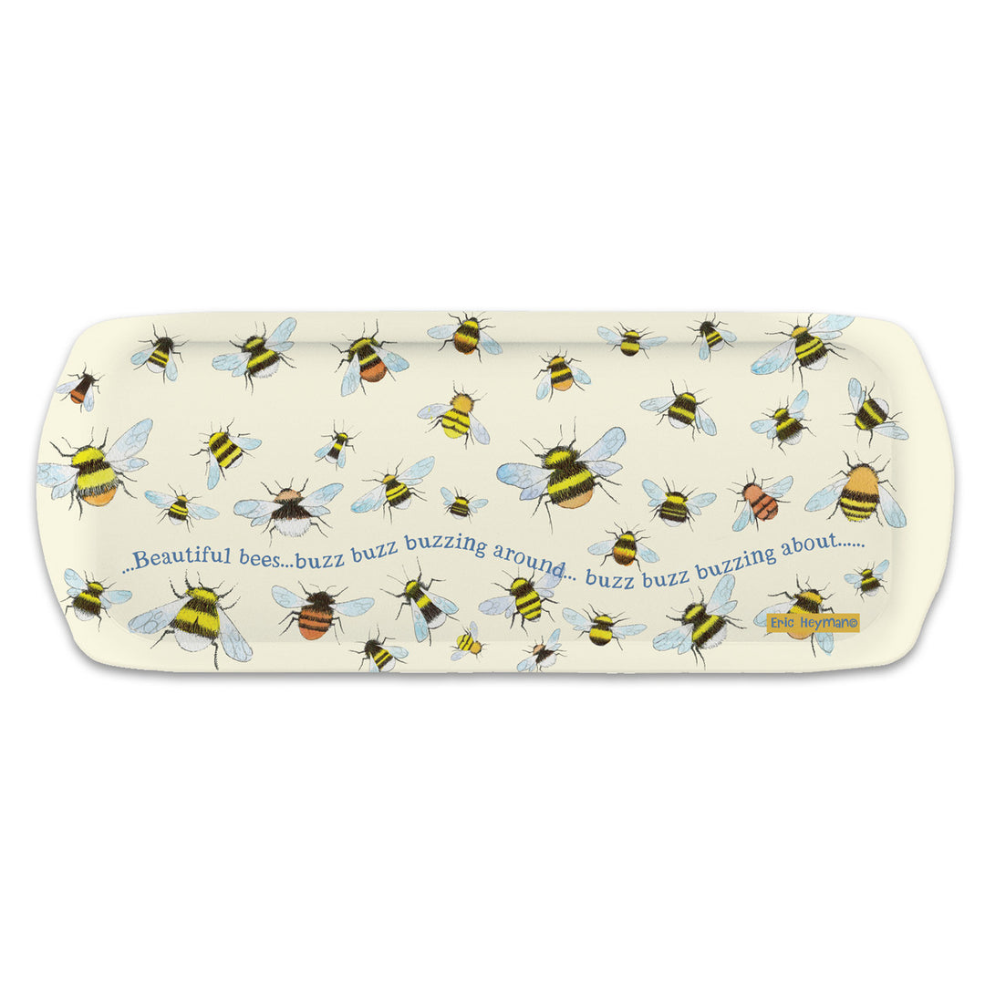 Designed by Eric Heyman for Emma Ball Ltd Bees Melamine Sandwich Tray