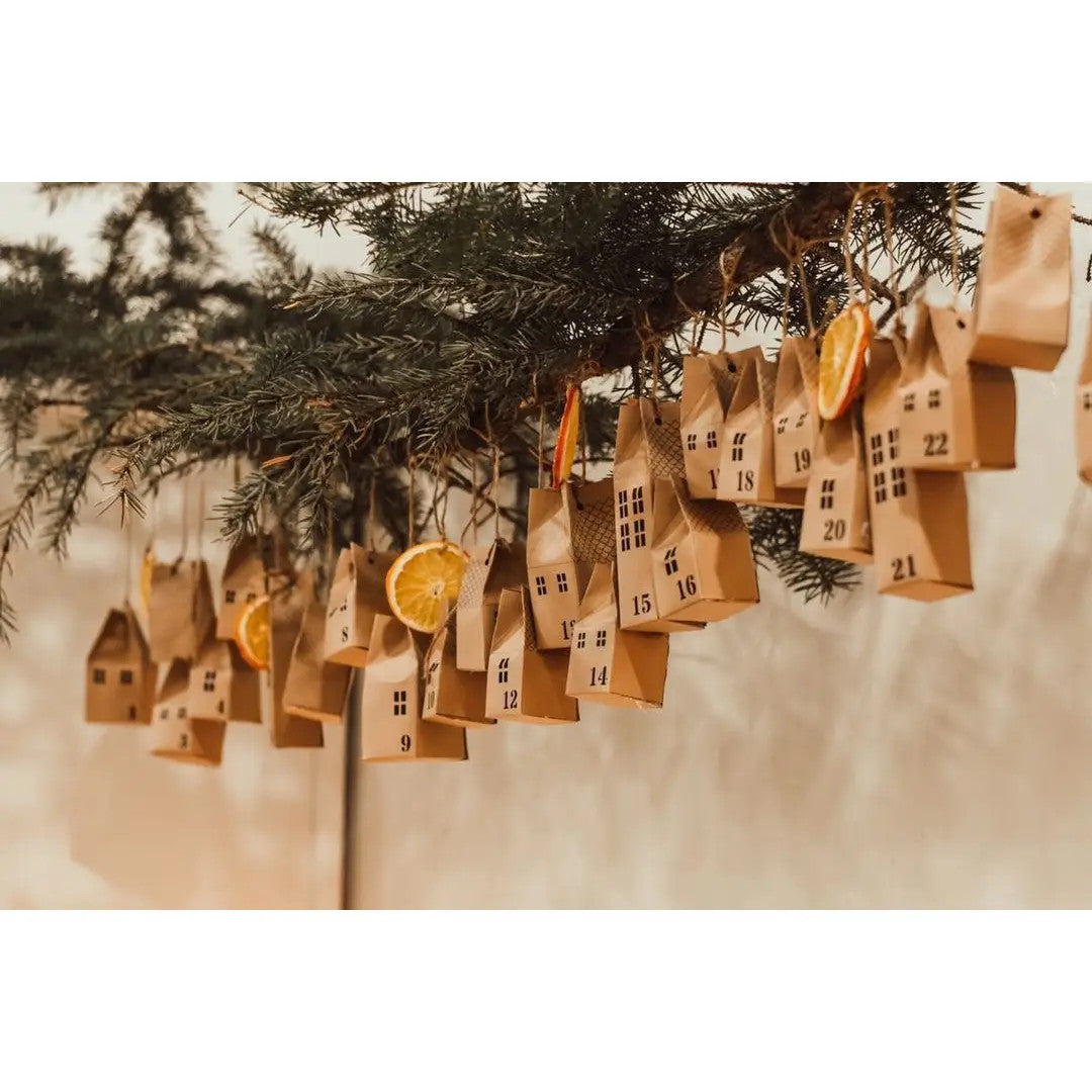 DIY Advent Calendar Houses Kit by Head in T' Clouds.