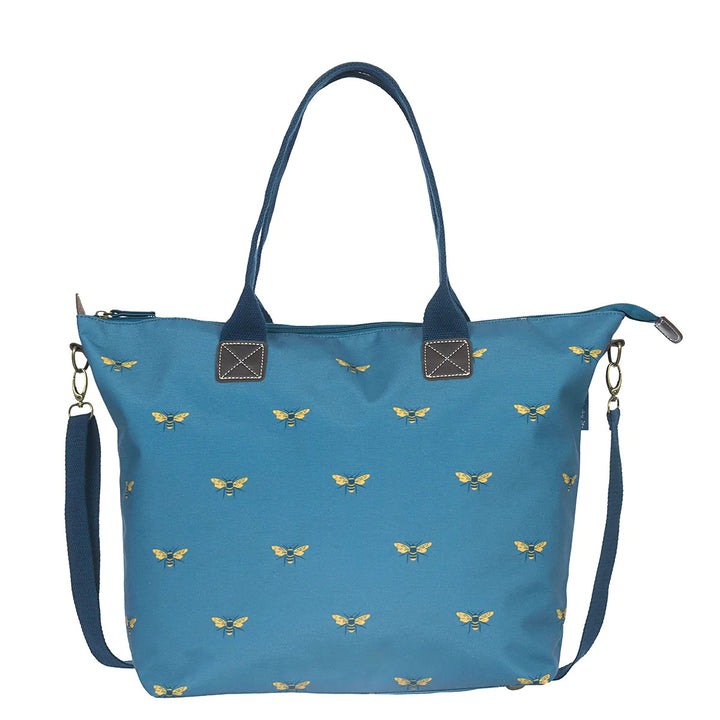 Sophie Allport Teal Bees Oundle Standard Bag.