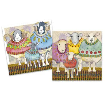 Sheep in Sweaters Pack of 10 Mini N0tecards Image