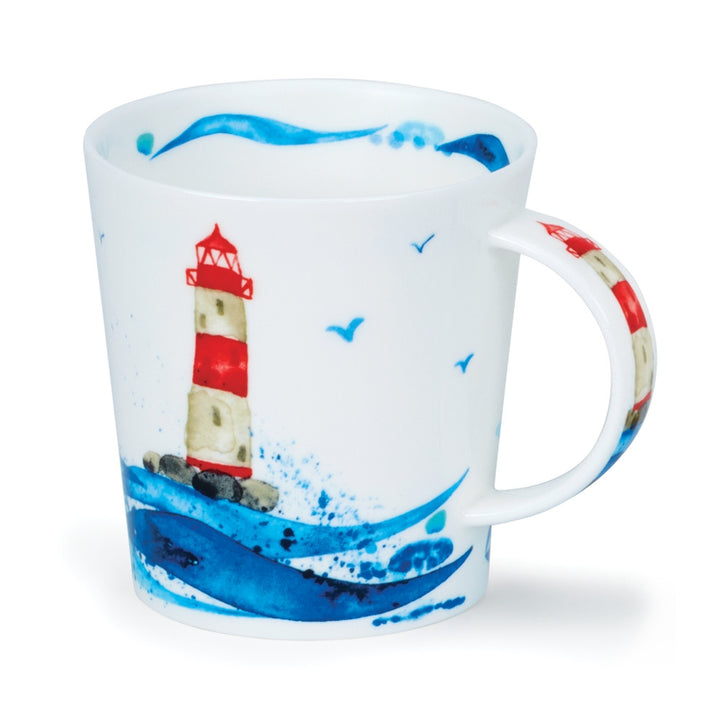 Dunoon Lomond Wavelength Shiny Lighty bone china mug.