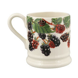 Emma Bridgewater Fruits Blackberry Half Pint Mug. Handmade in England. 