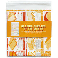 Classic Cheese of the World Tea Towel by Stuart Gardiner.