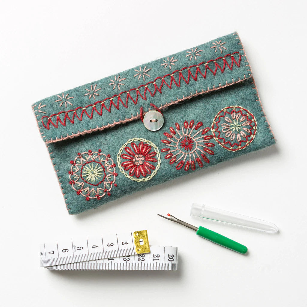 Embroidered Needdle Case Felt Craft Kit – The Bee's Knees British