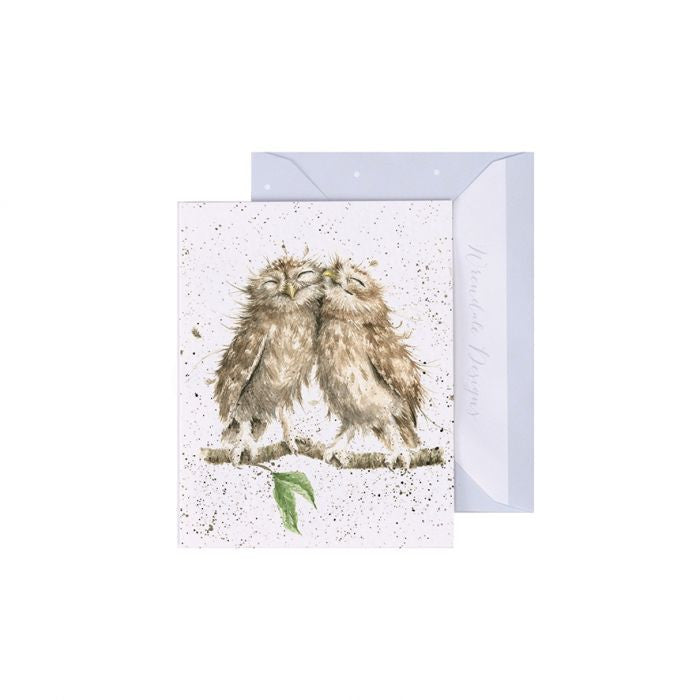 'Birds of a Feather' Owl Gift Enclosure Card by Wrendale Designs