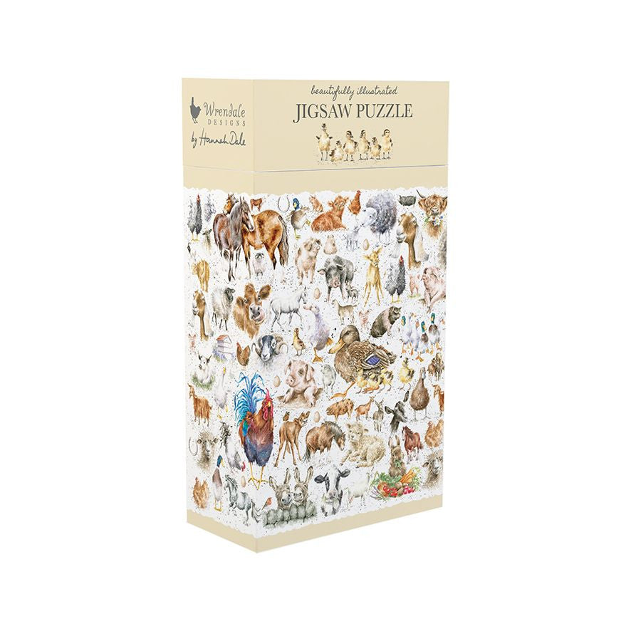 ''Farmyard Friends' Jigsaw Puzzle by Wrendale Designs.