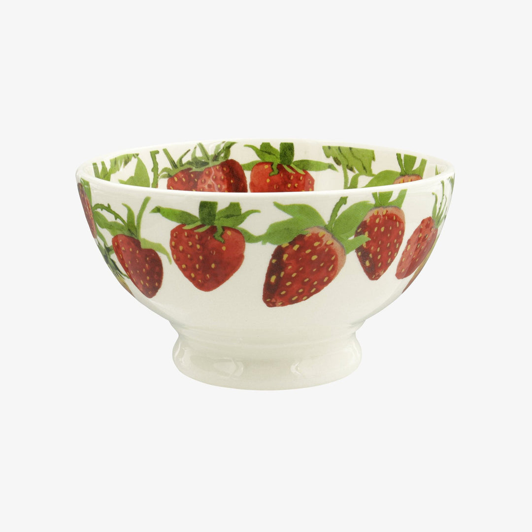 Emma Bridgewater Vegetable Garden Strawberries French bowl. Handmade in England.