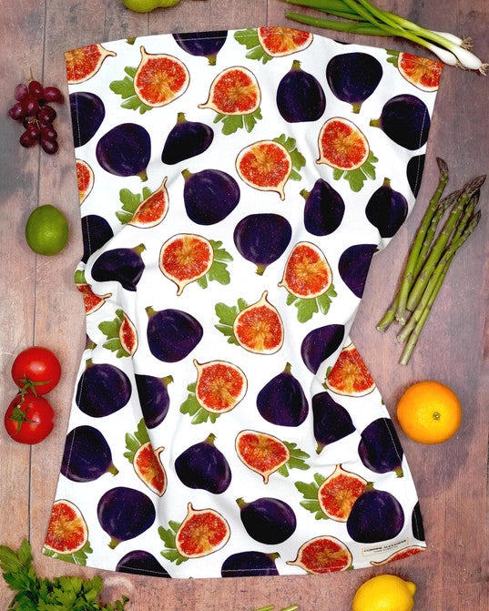 Fig Tea Towel by Corinne Alexander.