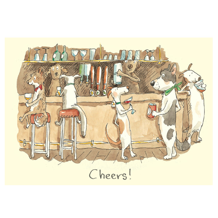 Cheers! Greetings Card by Anita Jeram. 