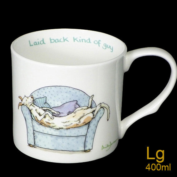 Laid Back Guy mug by artist Anita Jeram.