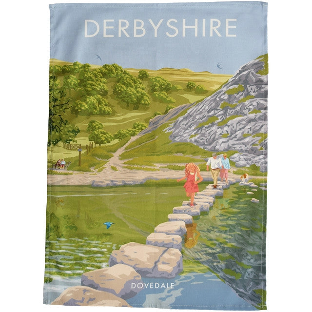 Derbyshire - Dovedale Tea Towel by Town Towels