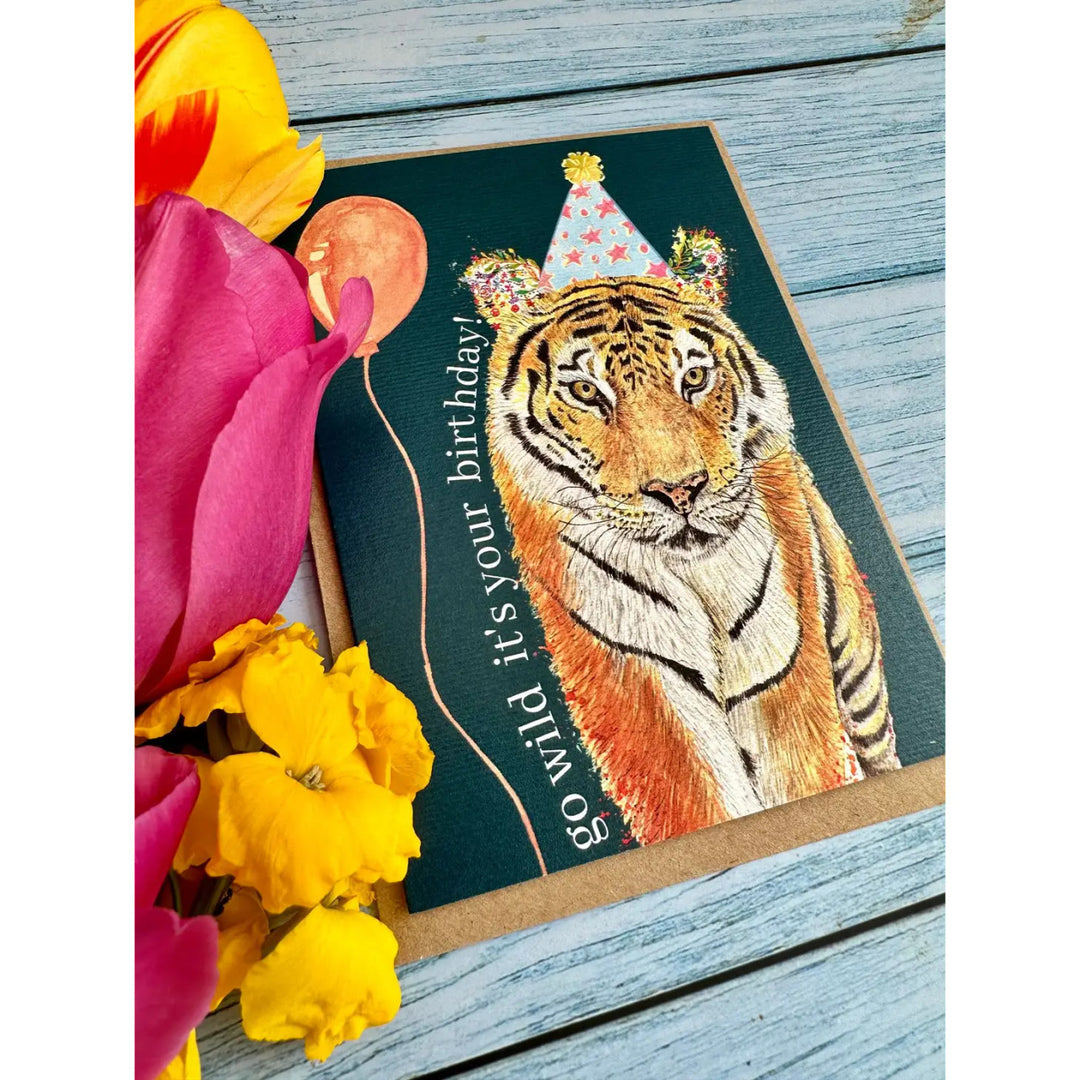 Birthday Tiger Eco-card