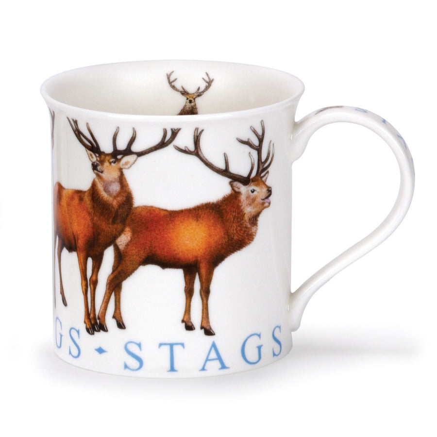 Dunoon Bute Stags Mug. Handmade in England.