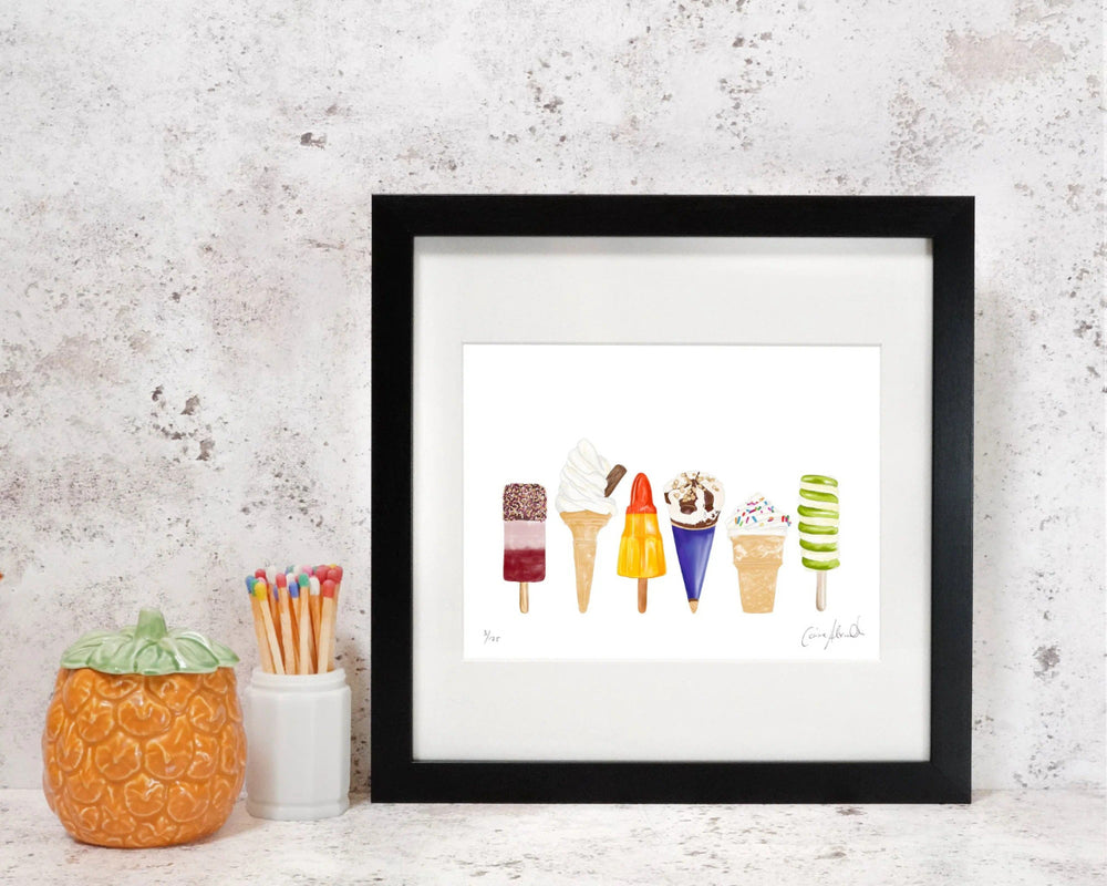 Ice Cream Print by Corinne Alexander