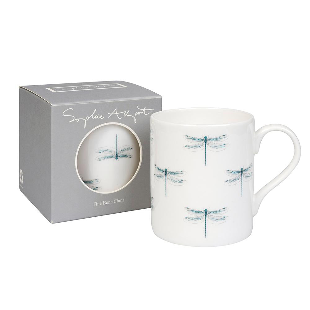 Sophie Allport bone china Dragonfly mug boxed.